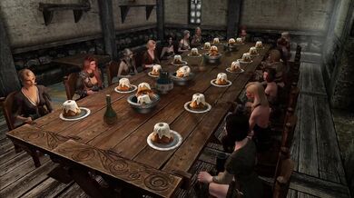 Rough anal sex with a witch and two bastards in the crypt!