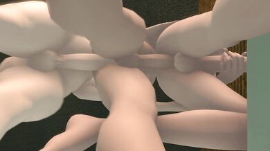 Sexy Futa Dominates Two MHAs in a Thrilling Threesome Adventure by DollxSFM