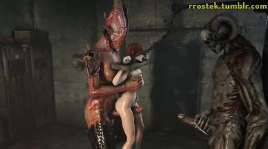 Jane Shepard, Bound and Fucked by a Monstrous Rust Monster - Rrostek!