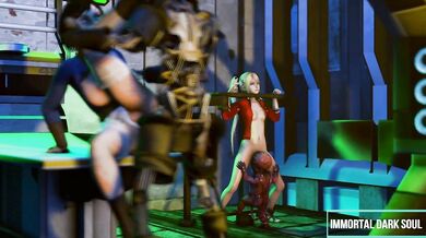 Inside a post-apocalyptic bunker, two survivors engage in a passionate encounter that ignites their desires