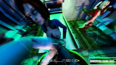 Inside a post-apocalyptic bunker, two survivors engage in a passionate encounter that ignites their desires