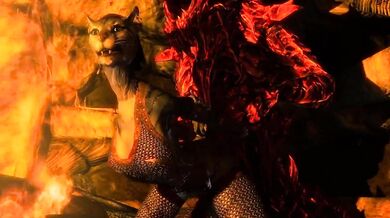 Rip, Tug and Rend: Daedra X Khajiit