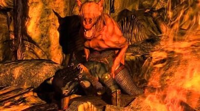 Rip, Tug and Rend: Daedra X Khajiit