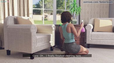 Cora The Unfaithful Housewife Episode 4 - Doggy Style With The Neighbor (Doberman Studio)