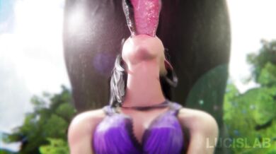 Tifa Cleaning Service gets down and dirty with the lab equipment in Lucius Lab, and you wont believe how she cleans up!