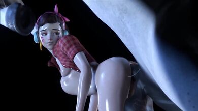 Dva and her horse explore a new alt-verse, where they meet a bartender with some interesting suggestions