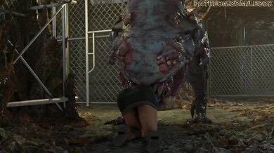 Macho Man Randy Savage gets served by a horny Gamma Ray Hunter in a steamy mealtime adventure