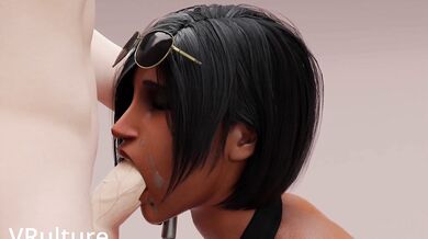 The Hidden Lust of Overwatchs Pharah: A Blowjob Journey