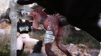 Riding the Stallion on a Wild and Wet Video Shoot!