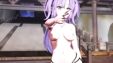 Yuka Hayases Chocolate Cream Fuckfest with MMD Animation