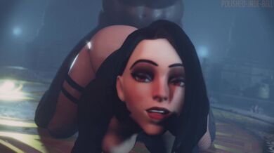 Ashe Goes Goth, Black Hair, Outfit and Getting Polished Jade Bell [Sound]