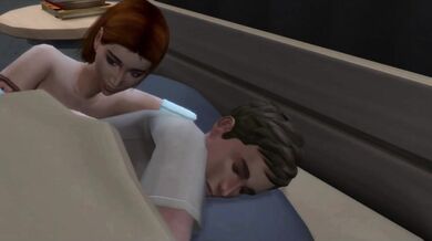 Young woman spends a sexy game night with her boyfriend, but things get kinky when they play spin the bottle!