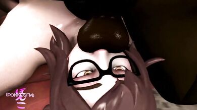 Interracial Facefucking with Mei Ponko SFM