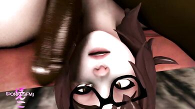 Interracial Facefucking with Mei Ponko SFM