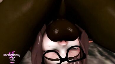 Interracial Facefucking with Mei Ponko SFM