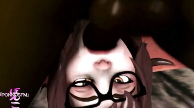 Interracial Facefucking with Mei Ponko SFM