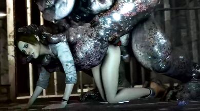 Big Monster Pummels Liza Snow, Gob Bluth