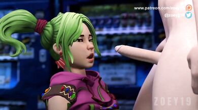 In this hentai parody, Zoey loves it deep and hard while playing Fortnite