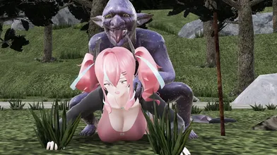 Woman gets attacked by goblins in a new world after her transplantation