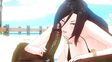 The Beach of Desires - Reiko Tachumis Hot BBC Adventure