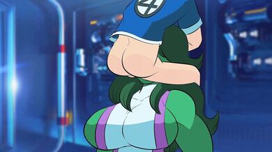 Watch as the male protagonist takes on the Hulks she-hulky persona in this hentai funsexydragonball video