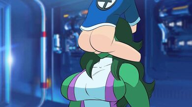 Watch as the male protagonist takes on the Hulks she-hulky persona in this hentai funsexydragonball video