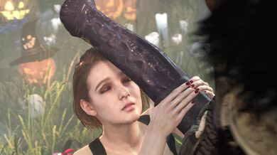 Jill Valentine is impressed with Hylian hardness in stunning 4K detail