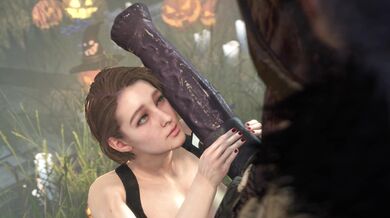 Jill Valentine is impressed with Hylian hardness in stunning 4K detail