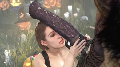 Jill Valentine is impressed with Hylian hardness in stunning 4K detail