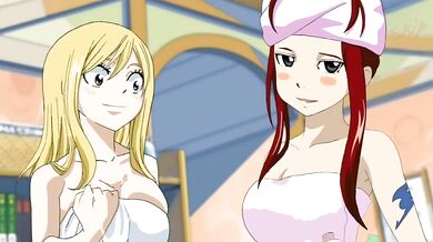 Watch this hot Fairy Tail Foursome shower scene in full HD quality!