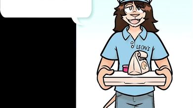 Would you like some pizza? Our delivery boy is here with a hot and steamy pie that will leave you hungry for more!