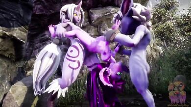 Watch the action-packed Moist Cavity Map, where two purple-haired lovers fuck stupidly in a hot and steamy hentai PORN video