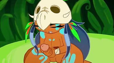 Holly, Luya and their pet Capy Diem play with each other in a wild threesome of masturbation delight