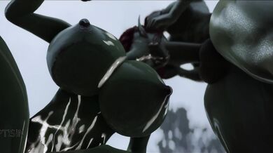 Watch part two of the hot and sexy futa orc porn with our little goblin slut as they fuck each other and their tiny partners