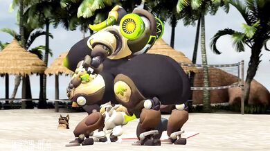 Judy Hopps and Orisas Futa Beach Fun