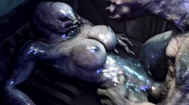 Watch as the fierce warriors of Sanghelios breed with each other, unleashing their primal urges in a passionate orgy of copulation