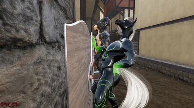 Watch as the naughty unicorn succumbs to the beasts uncontrollable desires in this ultimate PMV experience!