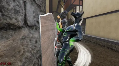 Watch as the naughty unicorn succumbs to the beasts uncontrollable desires in this ultimate PMV experience!