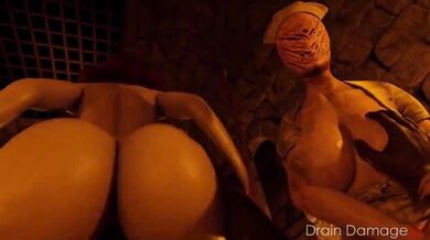 Pyramid Head Presses From Behind, Reversed