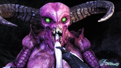 The Mighty Demoness: A Hellish Blowjob Adventure