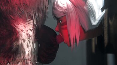 Two horny babes, Sharlean Tails and Cell Buddies, get their cells buddied with each other in a hot threesome