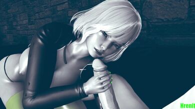 Watch out for my pounding club, as I make you writhe in ecstasy!