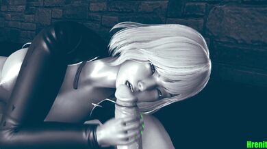 Watch out for my pounding club, as I make you writhe in ecstasy!