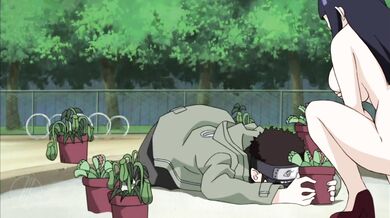 This is a 4k ultra HD hentai porn video featuring the popular anime character Hinata Hyuga, in her strip version