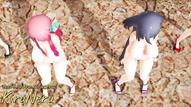 Zombie Land Girls Dancing! Kiru and Nerus Hentai Adventure