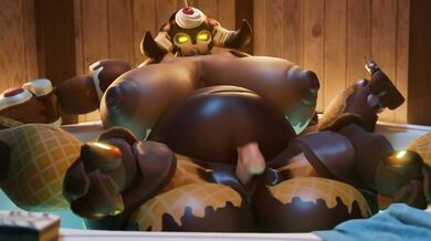 (%HumanMalexOrisa%) Breeding Orisas Pussy Every Day for Dessert [Snips456fur]