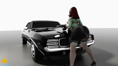 Watch hot lesbian sex scene with Black Widow and her horse dick nipples