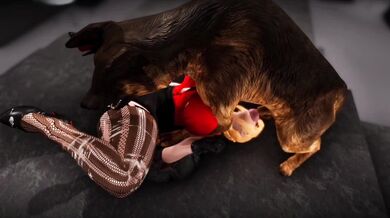 A sexy young art teacher named Artoria goes to a nightclub where she meets an animal-like creature, which leads her into the depths of bestiality sex!