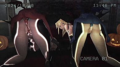 Halloween Night of Anal Fun