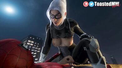 The Dark Knight Rides the Web: A Black Cat Hentai Adventure